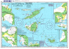 Anguilla St. Martin St. Barthelemy Nautical Map
