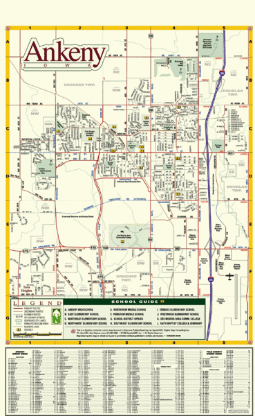 Ankeny City Map