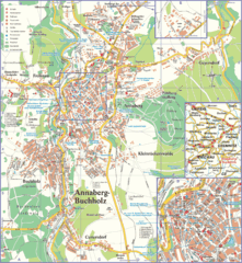 Annaberg-Buchholz Tourist Map Annaberg-Buchholz Tourist Map
