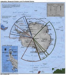 Antarctica 1986 Map