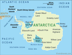 Antarctica Map
