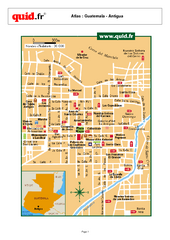 Antigua City Map