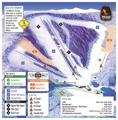 Appalachian Ski Mtn. Ski Trail Map
