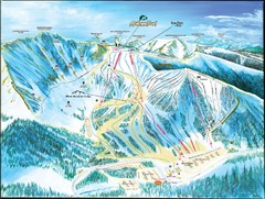 Arapahoe Basin Frontside Ski Trail Map