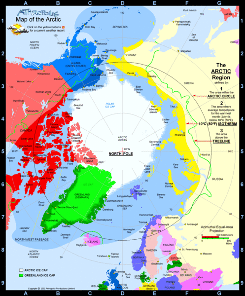 Arctic Circle Map