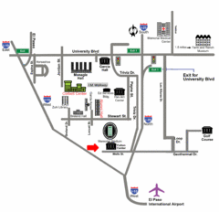 Area Map of El Paso