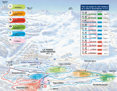 Arette-La Pierre St. Martin Ski Trail Map