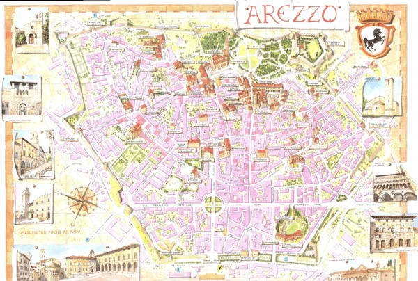 Arezzo Map