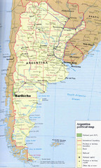 Argentina Tourist Map