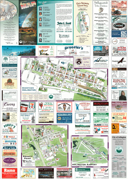 Arlington and Smokey Point tourist map