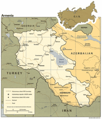 Armenia Map