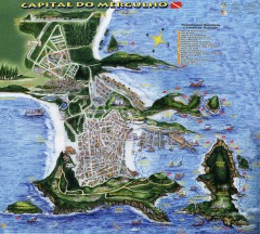 Arraial do Cabo Tourist Map
