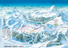 Artouste Ski Trail Map
