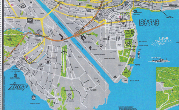 Ascona Switzerland Map