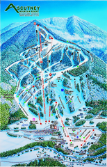 Ascutney Mountain Ski Trail Map 2006-07
