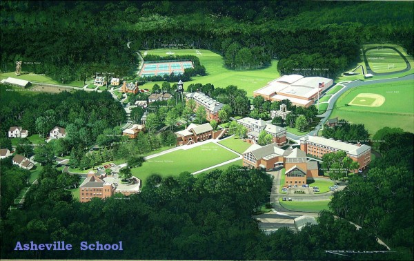 Asheville School Campus map