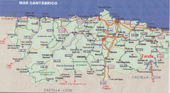 Asturias Regional Map