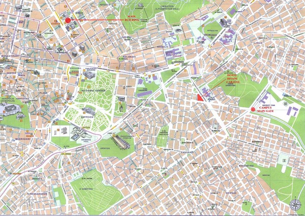 Athens Map