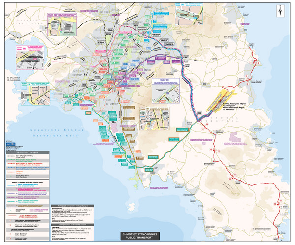 Athens Public Transportation Map