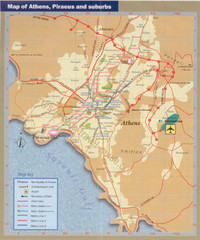 Athens Tourist Map
