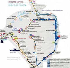 Athens Transportation Map