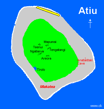 Atiu Map