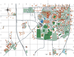 Auburn University Map