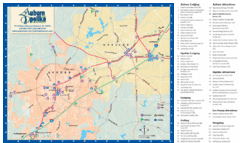 Auburn and Opelika City Map