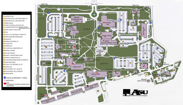 savannah state university campus map Augusta State University Map 2500 Walton Way Augusta Ga Mappery savannah state university campus map