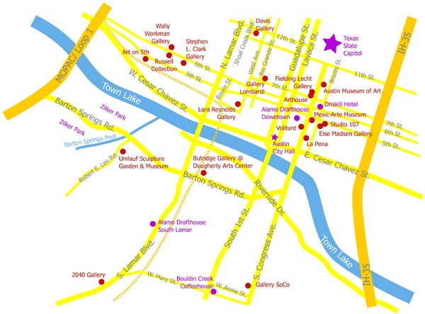 Austin Texas Map