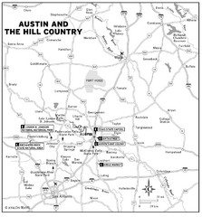 Austin, Texas Tourist Map