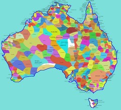 Australia Aboriginal Tribes Map