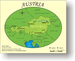 Austria Tourist Map