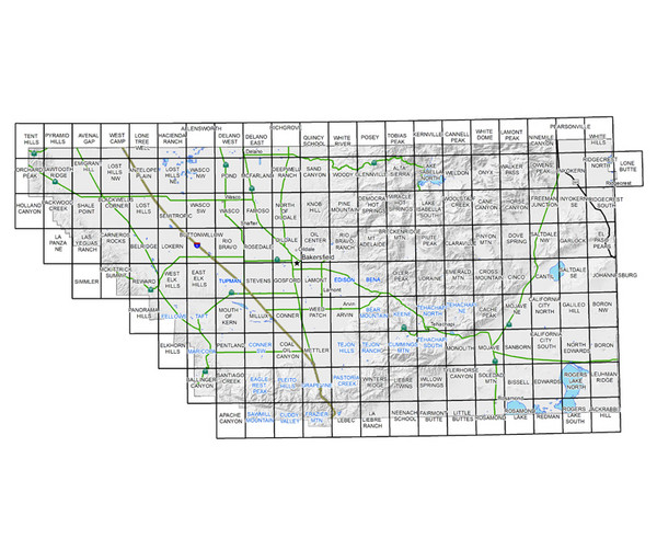 Awareness Floodplain Maps, Kern County Map