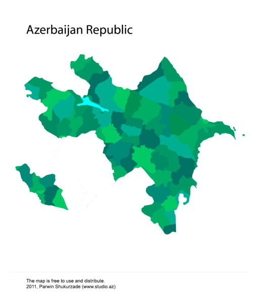 Azerbaijan Vector Map