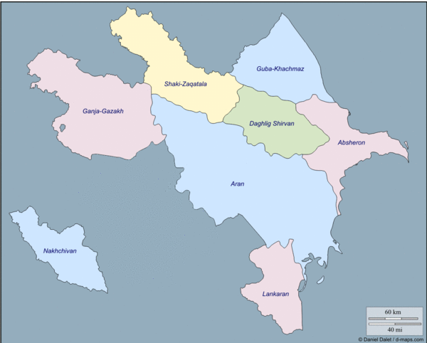 Azerbaijan Vector Map