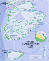 Baa atoll Map