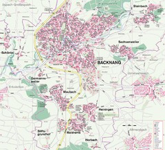 Backnang Region Map