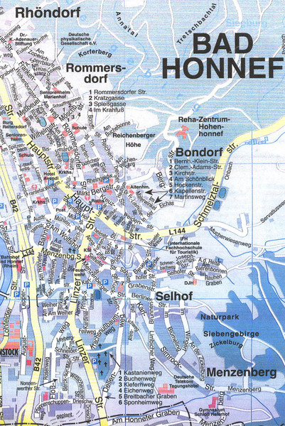 Bad Honnef Map