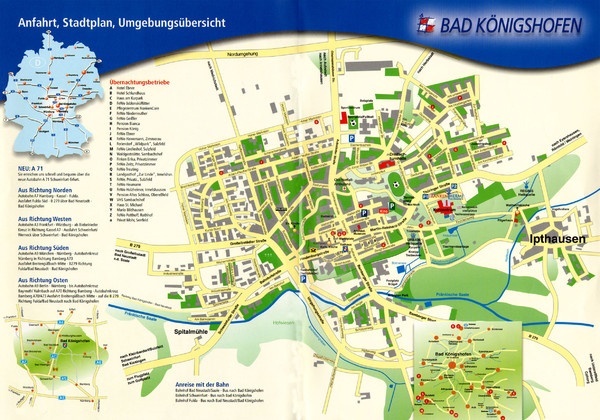 Bad Konigshofen Toursit Map
