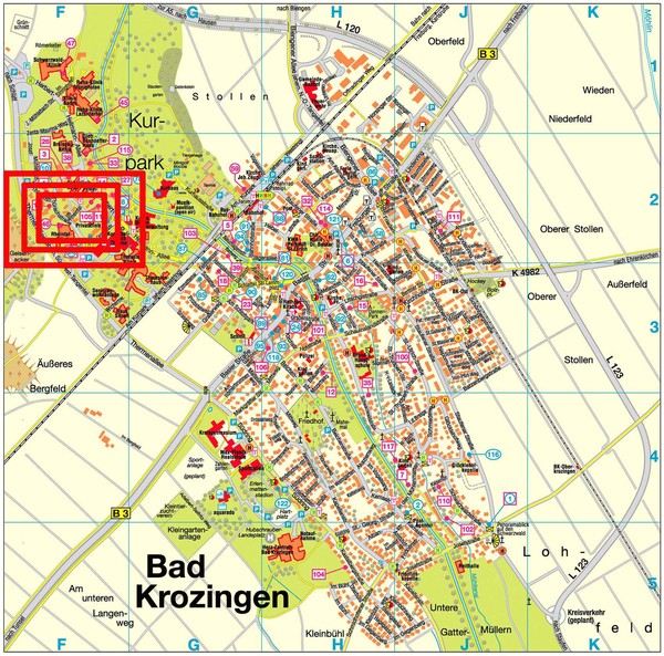 Bad Krozingen Map