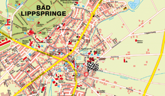 Bad Lippspringe Map