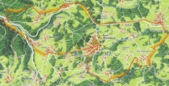 Bad Marienberg Biking Route Map