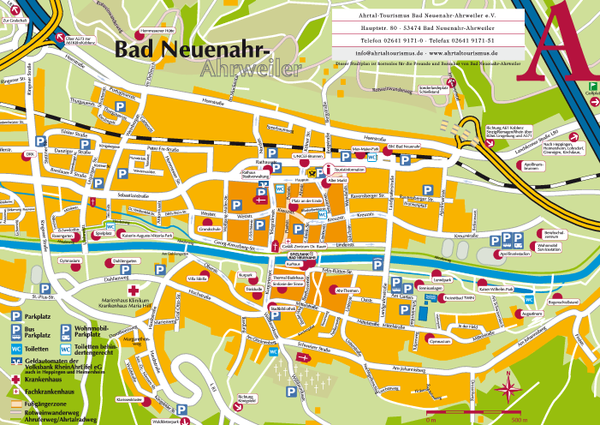Bad Neuenahr-Ahrweiler Tourist Map