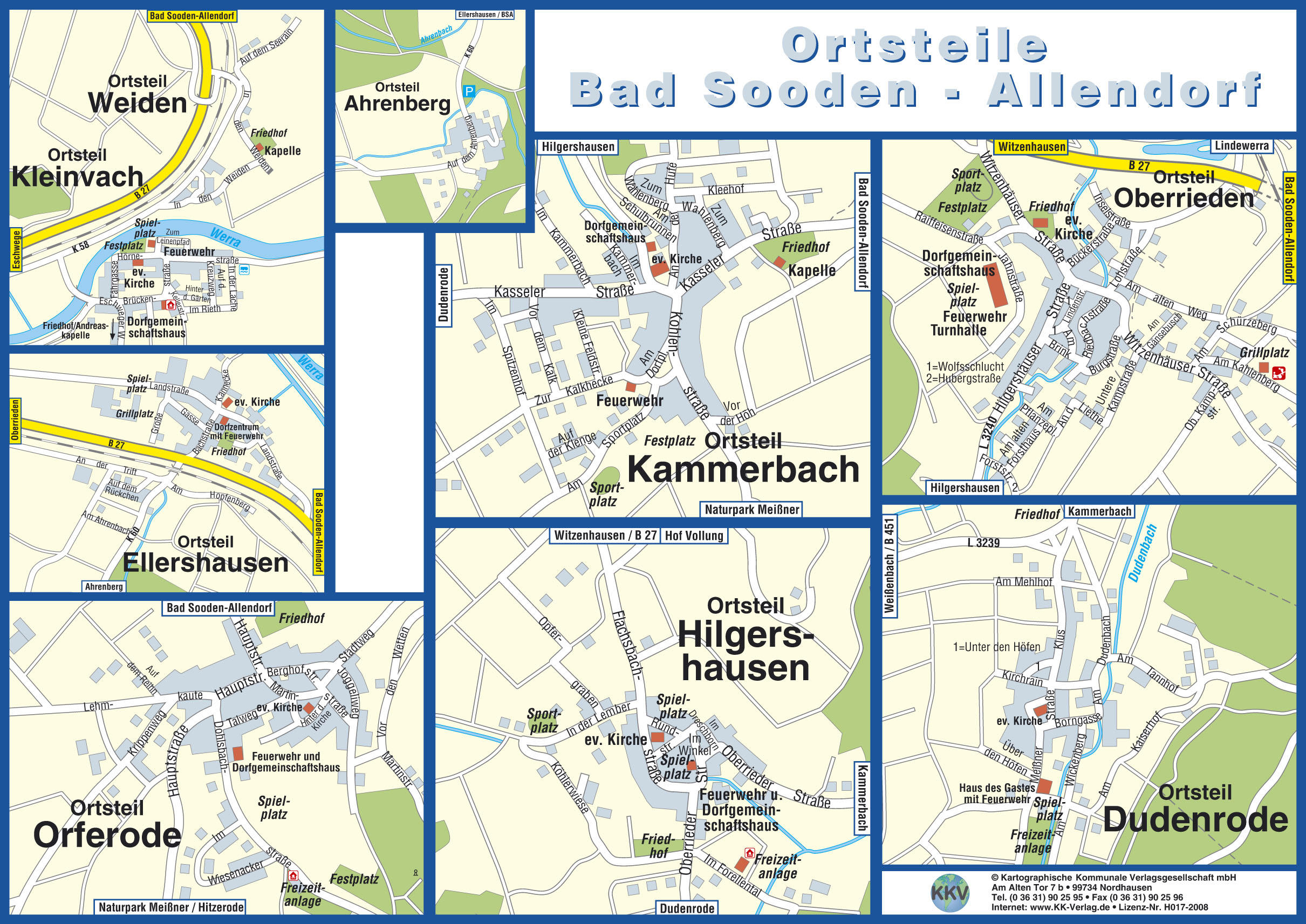 Bad Sooden-Allendorf Towns Map - Bad Sooden-Allendorf Germany • mappery