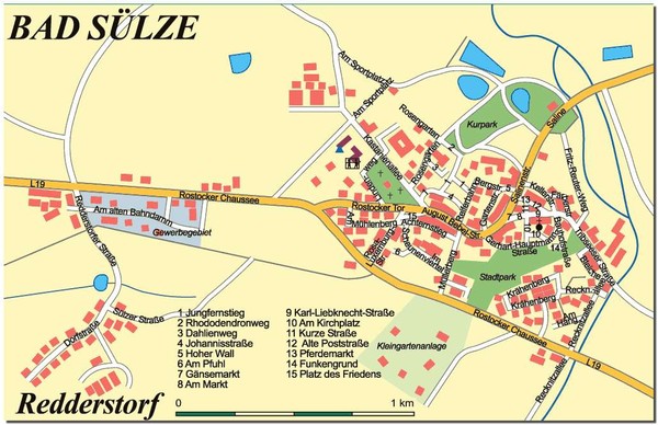 Bad Sülze Map - Bad Suumllze Germany • mappery