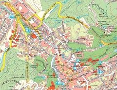 Baden Baden Street Map