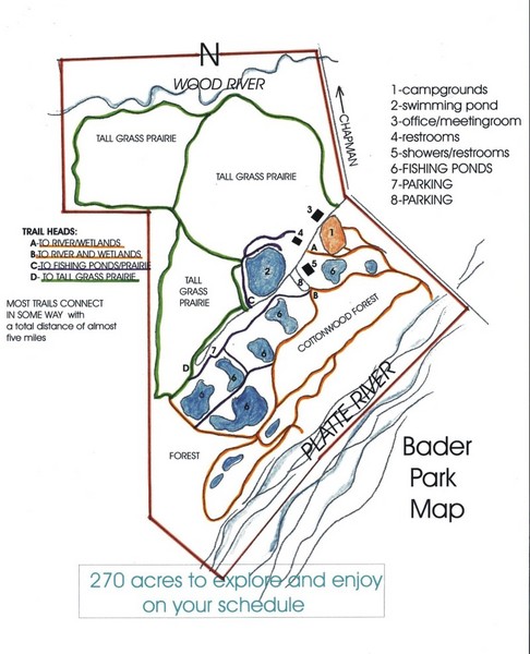 Bader Park Map