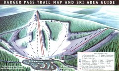 Badger Pass Ski Trail Map