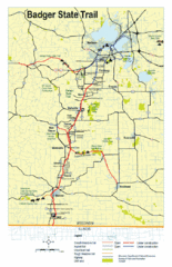 Badger State Trail Map